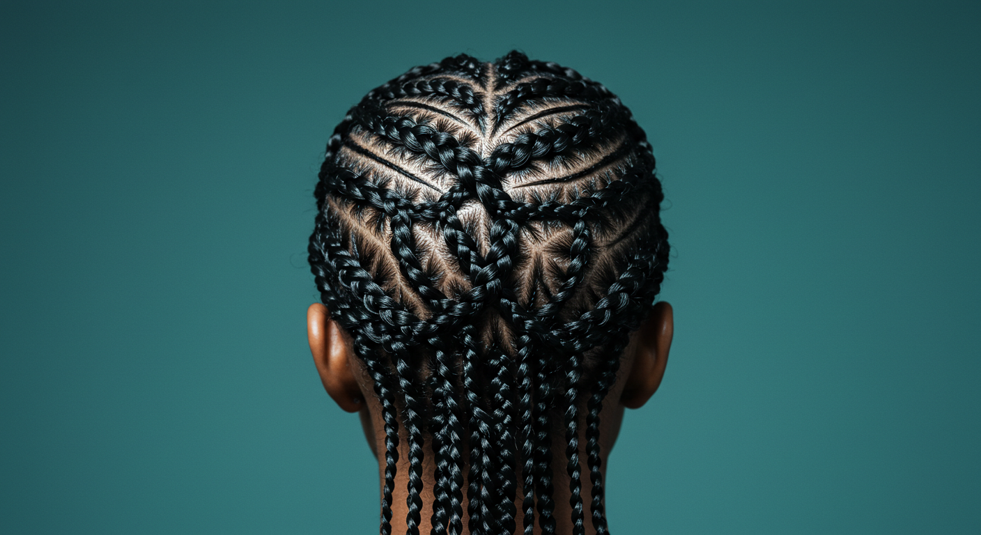 Creative braided design with unique pattern